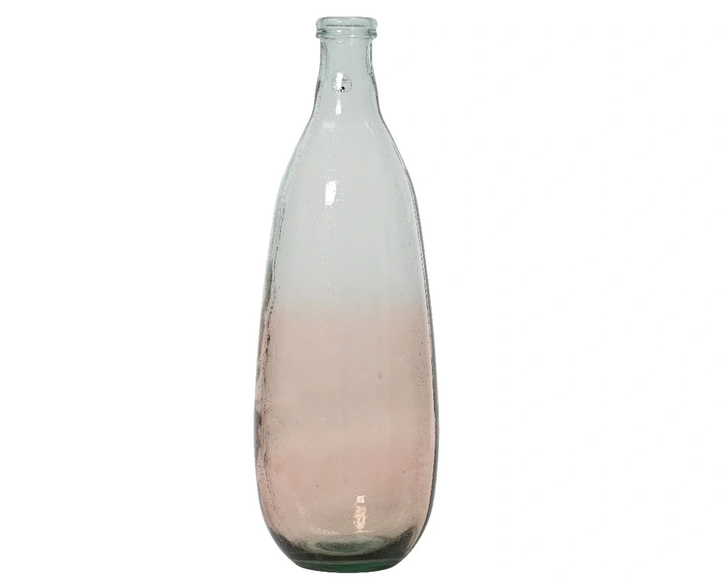 Vaas Glas Roze 41cm Tuincollectie Nl