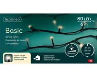 Basic Kerstverlichting 80 LED 6m WW