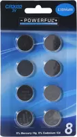 Knoopcel Batterijen 8 stuks