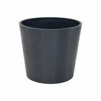 Bloempot Ecostone Zwart Ø50cm