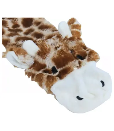 Boon Hondenspeelgoed Giraffe met Piep Plat 55cm