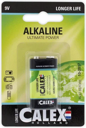 Calex Alkaline Blokbatterij 6LR61 1 stuk