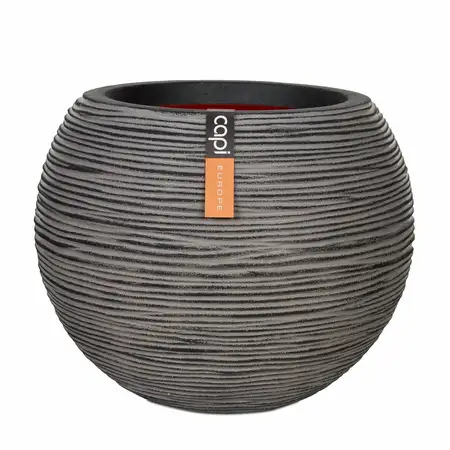 Capi Pot Bol Rib Ø40cm Antraciet