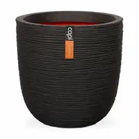 Capi Pot Bol Rib Ø54cm Zwart