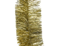 Guirlande Lametta 270cm Ø7cm Licht Goud