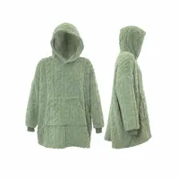 Hoodie Pleun Tea Green One Size