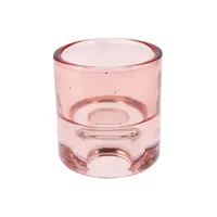 Kaarsenhouder 2-in-1 Glas 6cm Ø5cm Assorti 1st