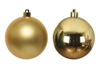 Kerstballen Glas Ø2,5cm Licht Goud 24st