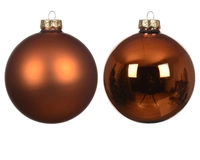 Kerstballen Glas Ø2,5cm Warm Cider 24st