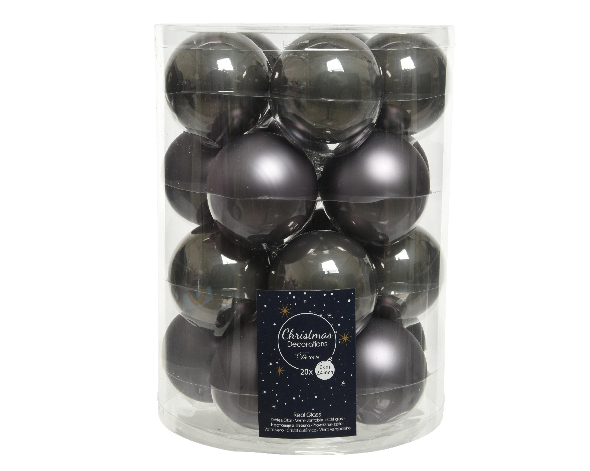 Grijze Kerstballen Warm Grey Bestel op Tuincollectie.nl