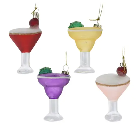 Kerstornament Cocktail 8,5cm Assorti 1st