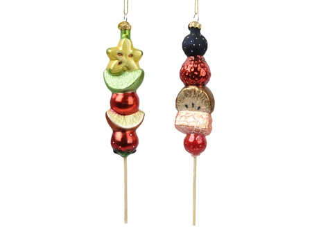 Kerstornament Fruitspies Assorti 1st