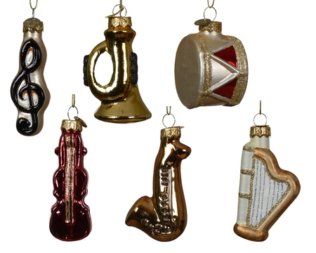 Kerstornament Muziekinstrument Assorti 1st