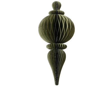 Kerstornament Papieren Pegel 80cm Groen