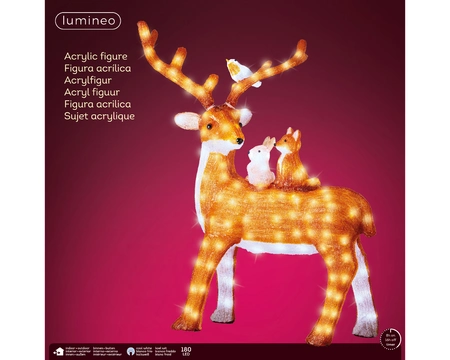 Lumineo Rendier Kerstverlichting 180 LED