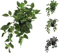 Kunst Hangplant Tradescantia 42cm Assorti 1st