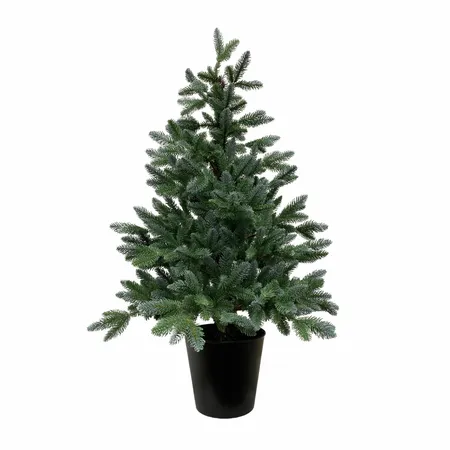 Kunstkerstboom Grenoble in Pot PE Blauw 100cm