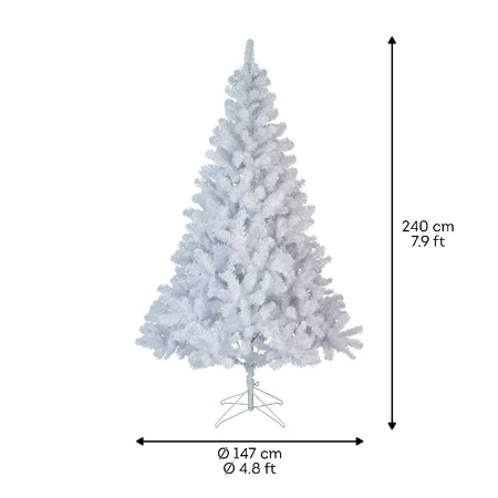 Kunstkerstboom Imperial Wit 240cm