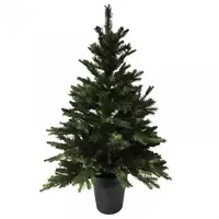 Kunstkerstboom in pot PE/ PVC 105cm