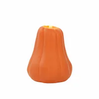 LED Kaars Pompoen Oranje 11,5cm