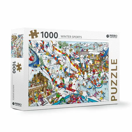 Legpuzzel Winter Sports 1000 stukjes