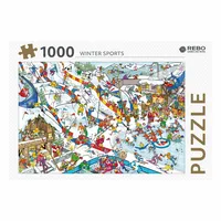 Legpuzzel Winter Sports 1000 stukjes