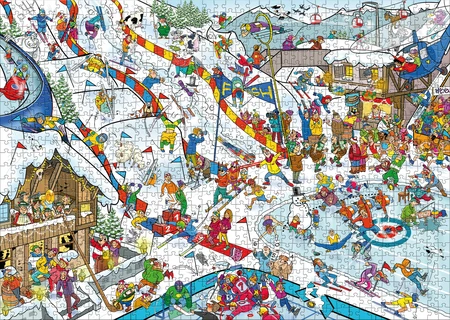 Legpuzzel Winter Sports 1000 stukjes