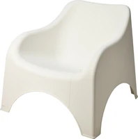 Loungestoel Nuvola Kunststof Wit