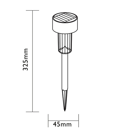 Luxform Solar Tuinlamp Siena