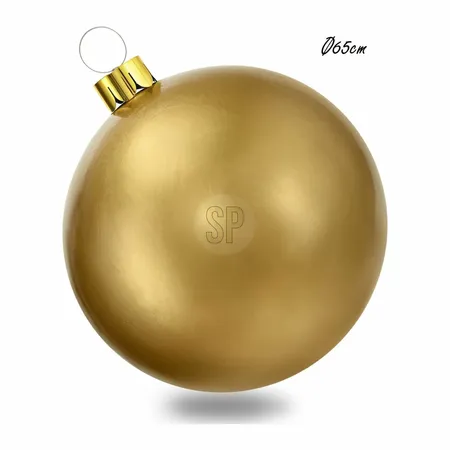 Opblaasbare Kerstbal Ø65cm Goud