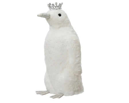 Pinguïn Polyester Wit 47cm