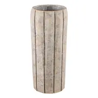 PTMD Bloempot Imani Cement Taupe Hoog 55cm