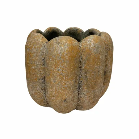 PTMD Bloempot Sidney Cement Roest Ø16cm