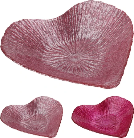 Schaaltje Hart Roze Ø15cm Assorti 1st