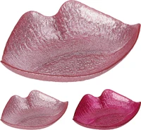 Schaaltje Lippen Roze 17cm Assorti 1st