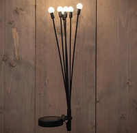 Solar Tuinsteker Vuurvliegjes 6 LED Warm Wit 69cm