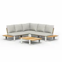 Tierra Outdoor Loungeset Seto Creme White