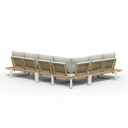 Tierra Outdoor Loungeset Seto Creme White