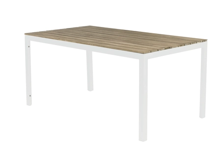 Tierra Outdoor Tuintafel Claro Wood Wit 160x90cm