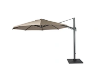 Tierra Outdoor Zweefparasol Duraflex Ø350cm Taupe