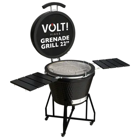 Volt! Kamado Barbecue Black 22 inch